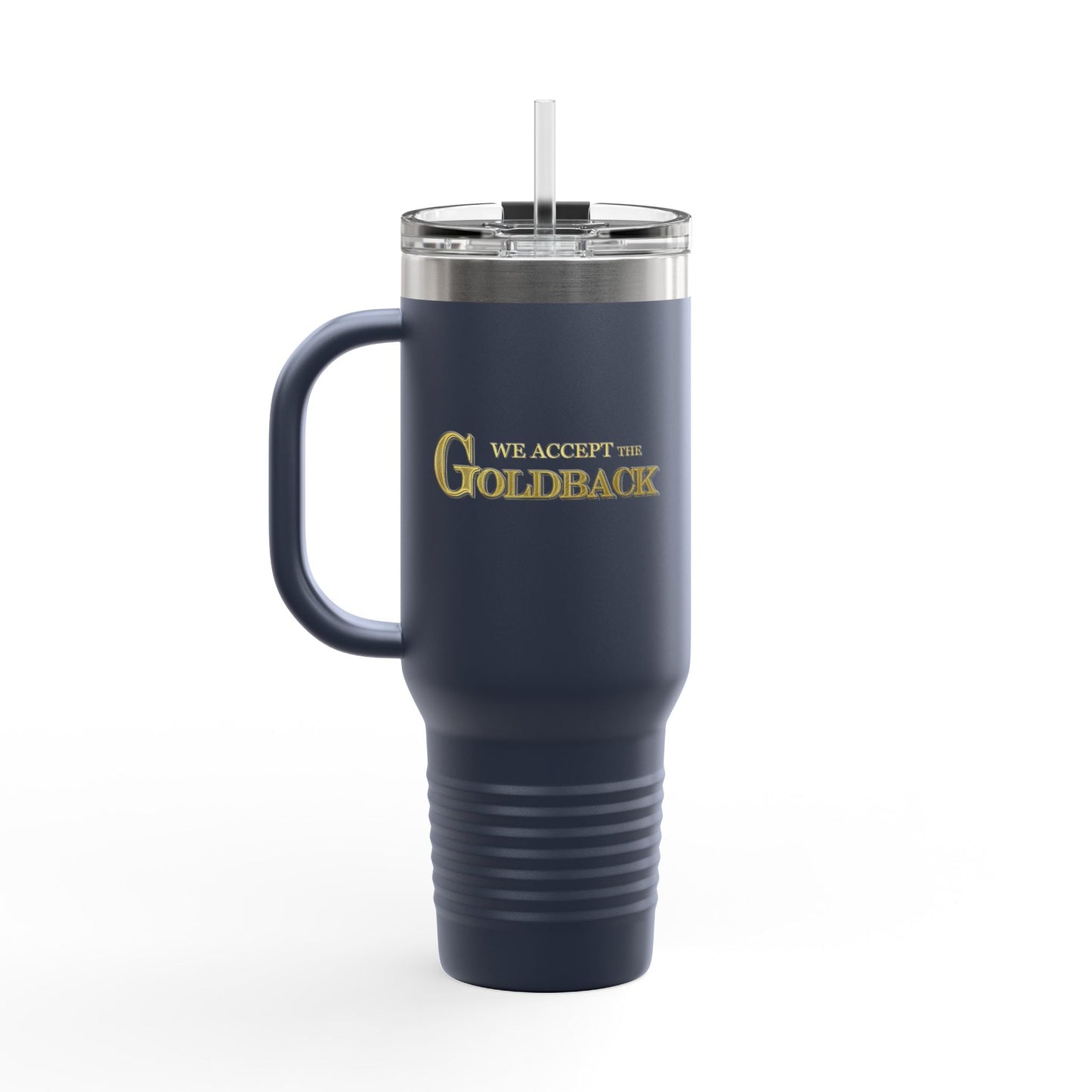 Insulated Travel Mug, 40oz for The Goldback User Printify
