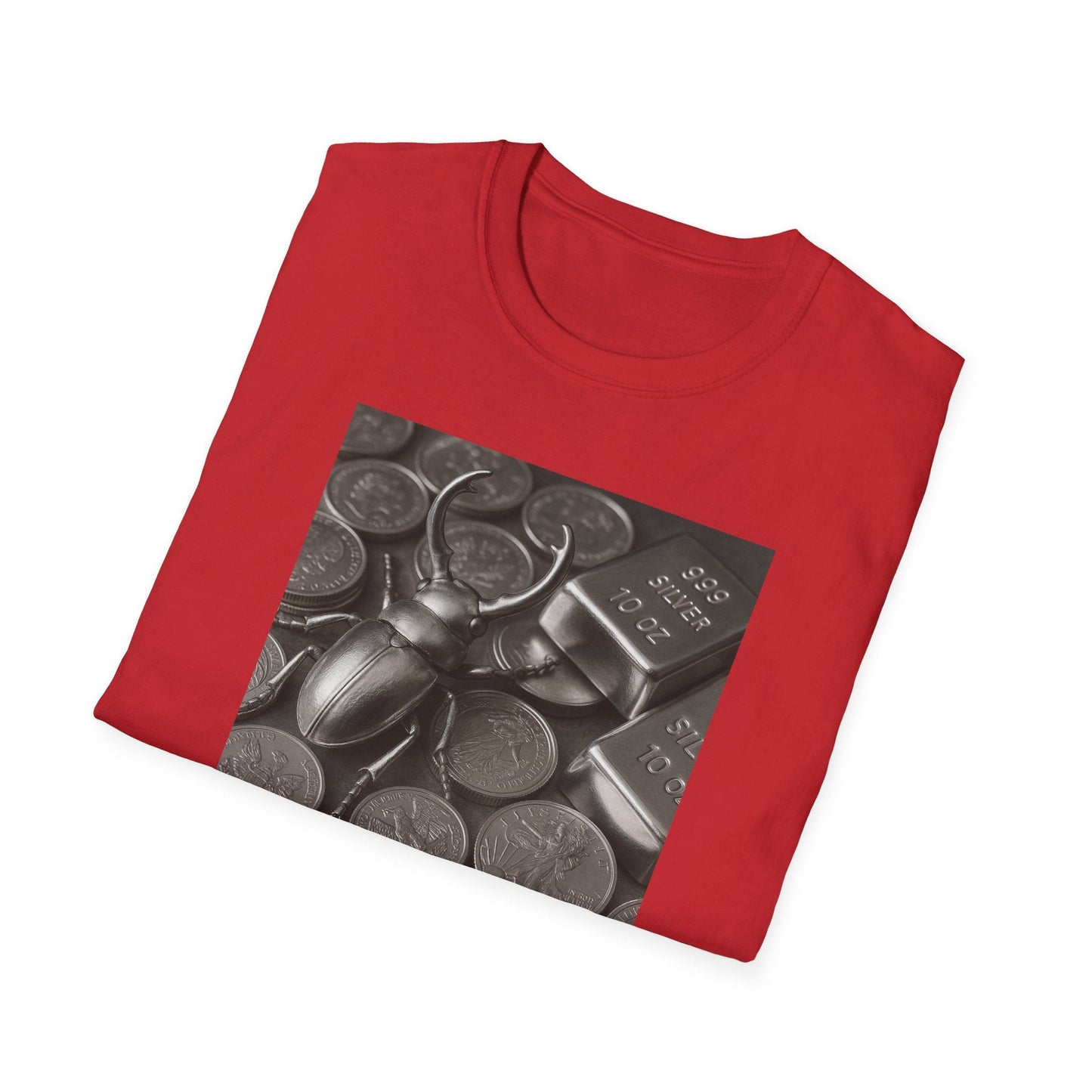 Silver Bug t-shirt, Printify