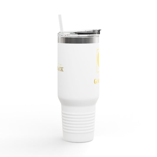 Insulated Travel Mug, 40oz for The Goldback User Printify