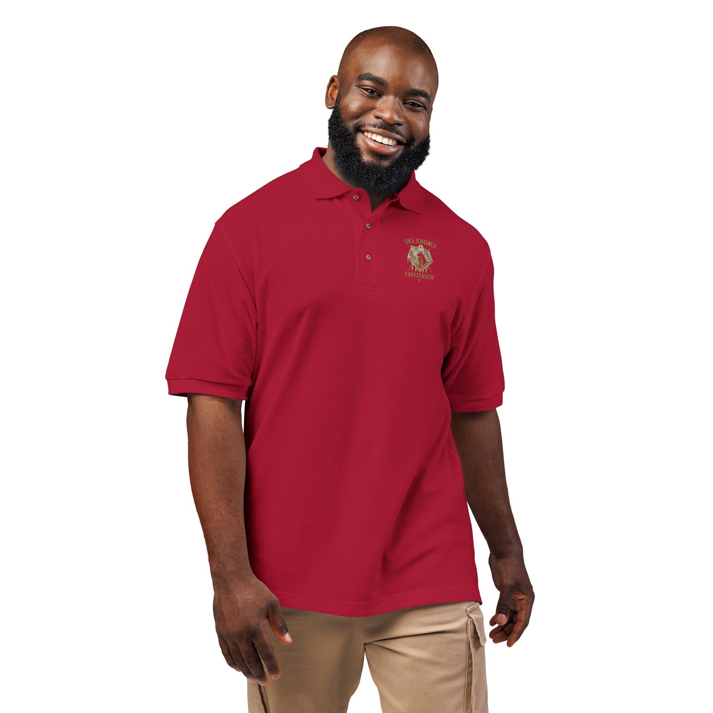 Oklahoma Mason Embroidered Polo Shirt