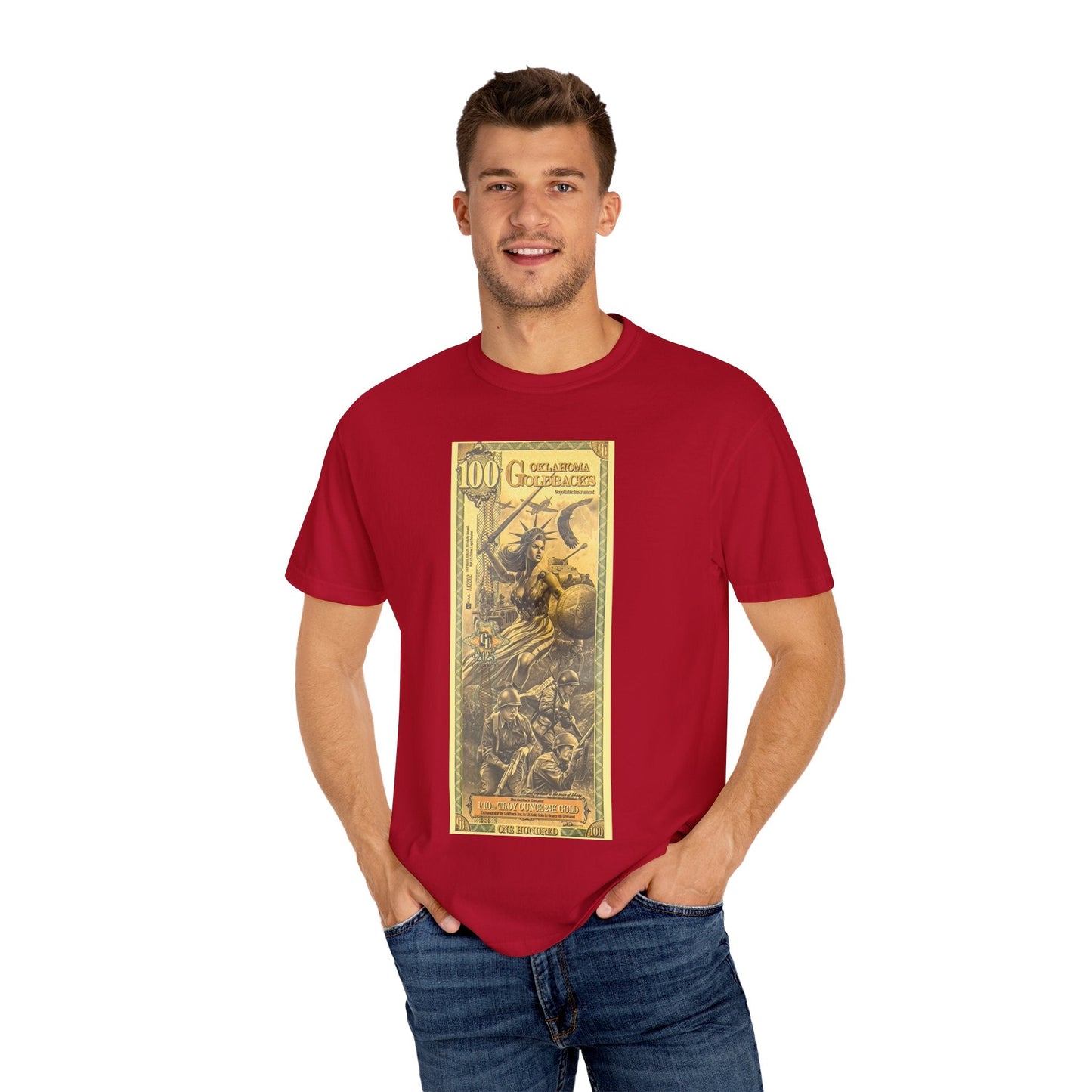 Vintage Unisex T-shirt with Design for Goldback Fans Printify