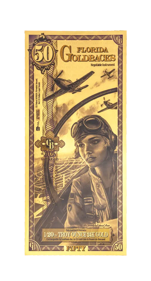 Florida, 50 Goldbacks LQD Goldback