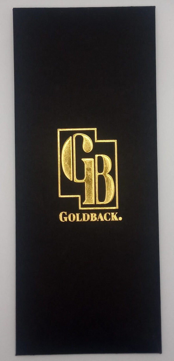 Oklahoma Alpa Starter Pack 25 Goldbacks in gift envelope