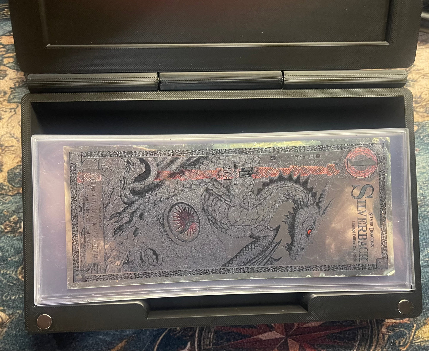 3D Printed GB Currency Note Sleeve Storage Box – Made in USA