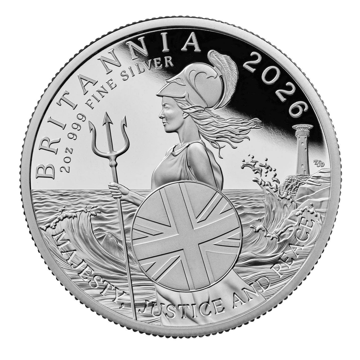 2026 Great Britain Britannia Proof 2 oz Silver Coin In Stock Items, Collectible Coins, National Pride (Any Country)