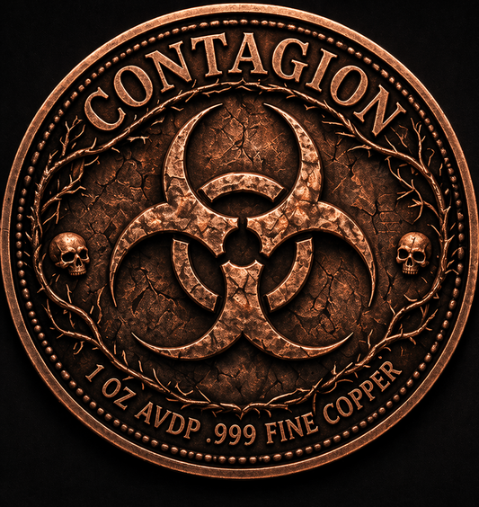 1 oz Copper Round - Grave Digger
