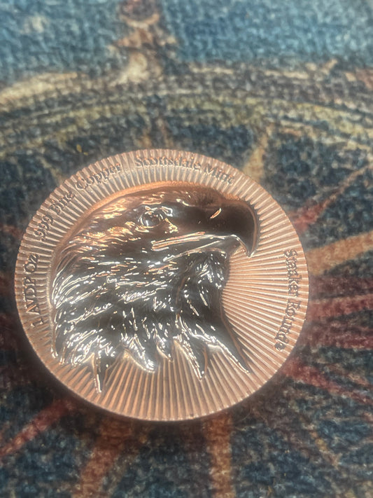 Scottsdale Mint Eagle Stacker 1 oz .999 Fine Copper Round