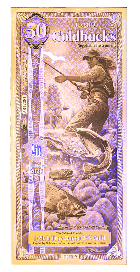 50 Idaho Goldback Alpha