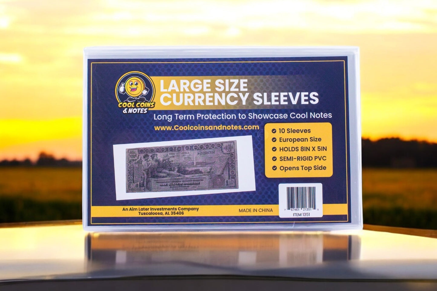 100 Banknote Currency Sleeves Rigid Large European Size Topload Holders Notes Cool Coins & Notes Cool Coins & Notes