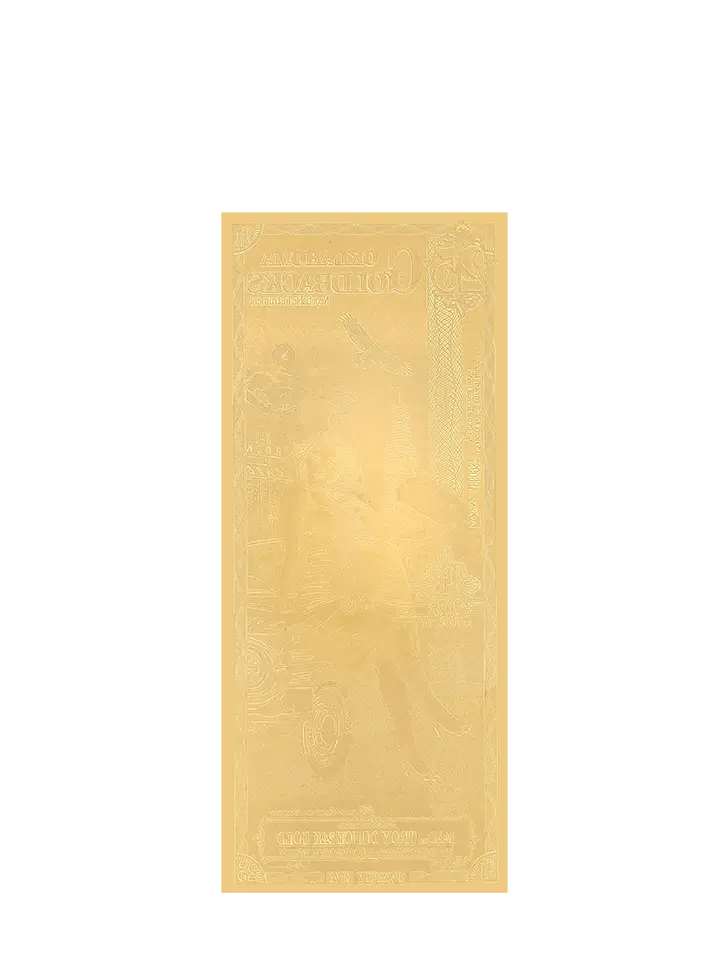 Oklahoma Alpha 25 Goldback xxv Goldback