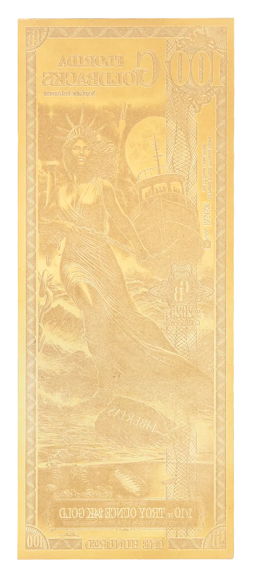 100 Florida Goldback Alpha