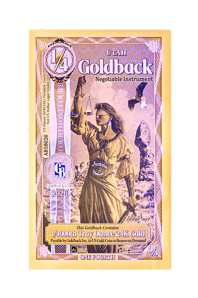 1/4 Utah Goldback Alpha 2026