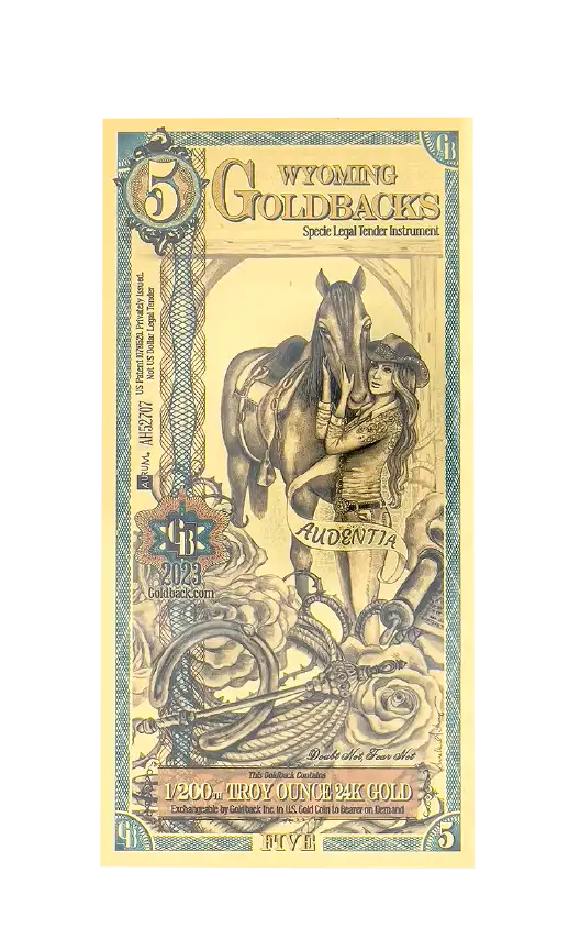 2022 Wyoming 5 alpha VBB Goldback