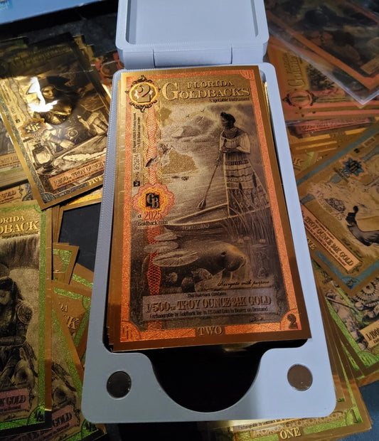 Goldback Storage Box 3D Printed