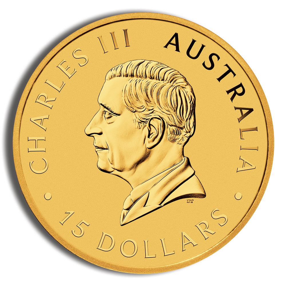 1/10 oz Australian Kangaroo/Nugget Gold Coin (Year Varies)