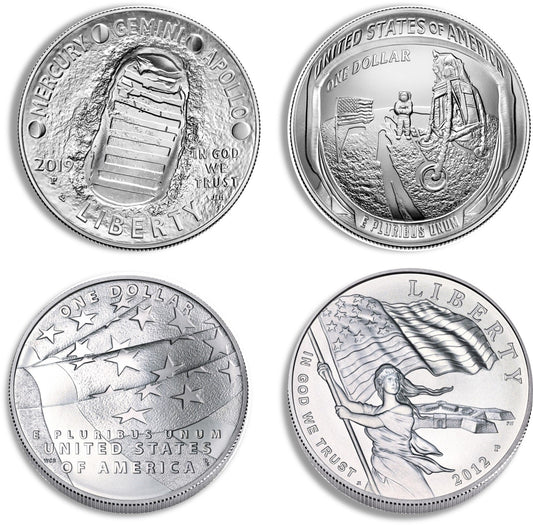 U.S. $1 Modern Silver Commemorative Coin - Cap/Slab