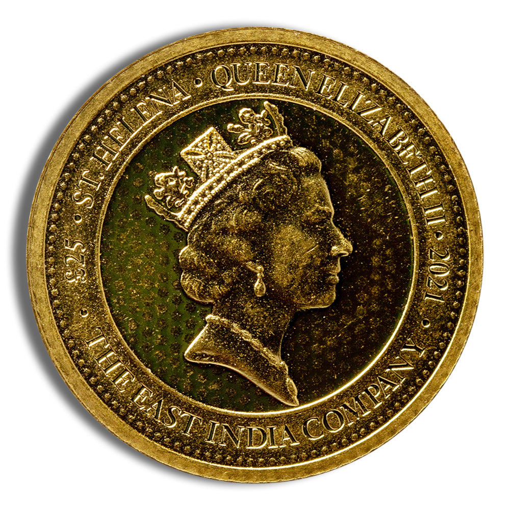 1/4 oz St. Helena Rose Crown Gold Coin (Year Varies)