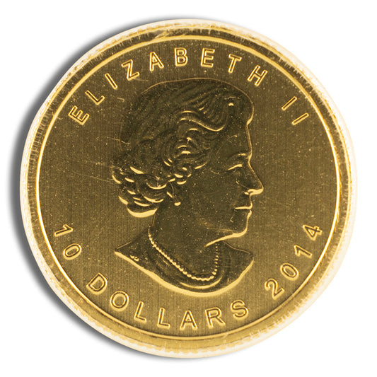 2014 1/4 oz Canadian Arctic Fox Gold Coin