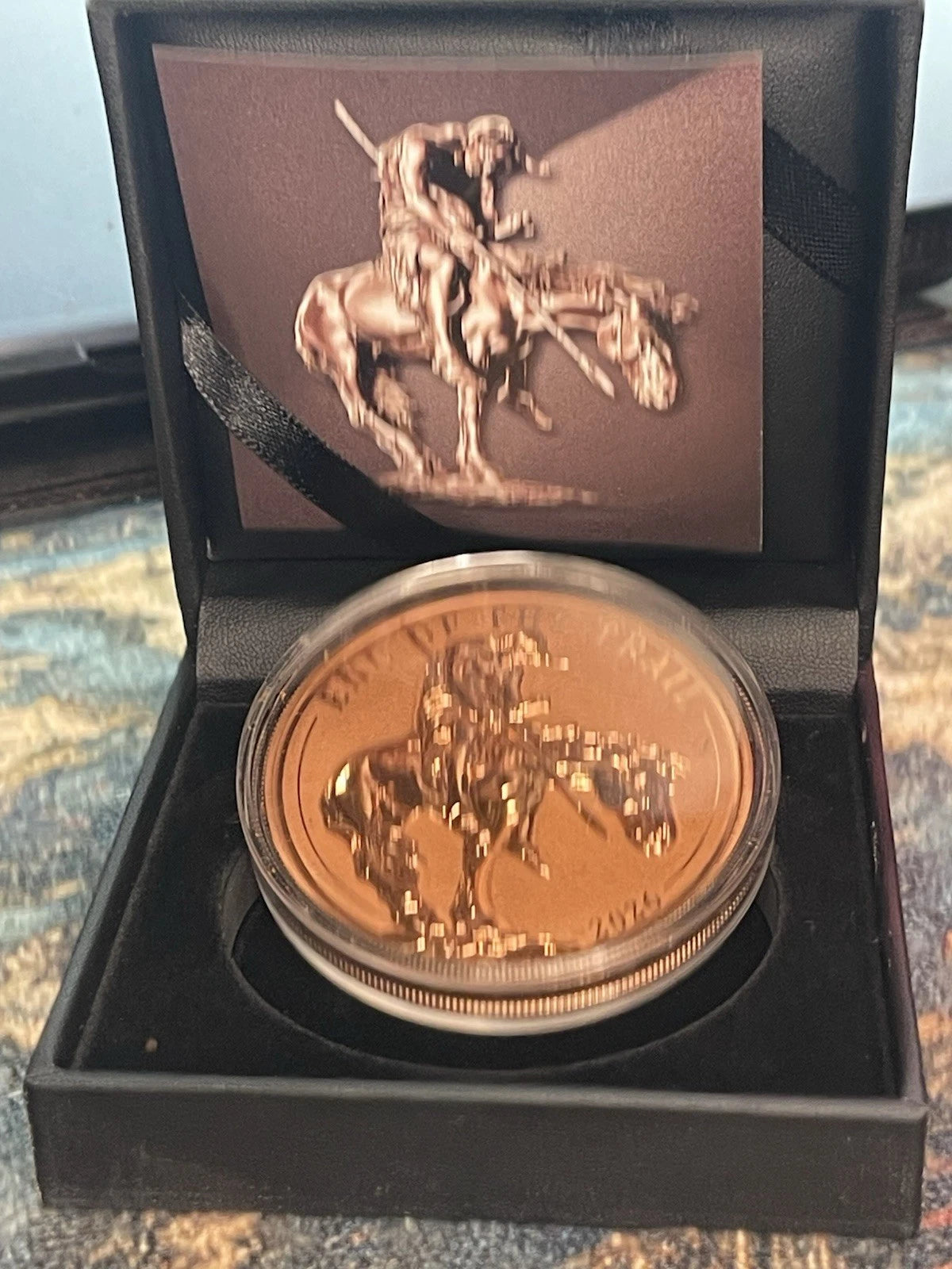 2026 Liberia End of the Trail 5 oz .999 Copper Coin | Box & COA