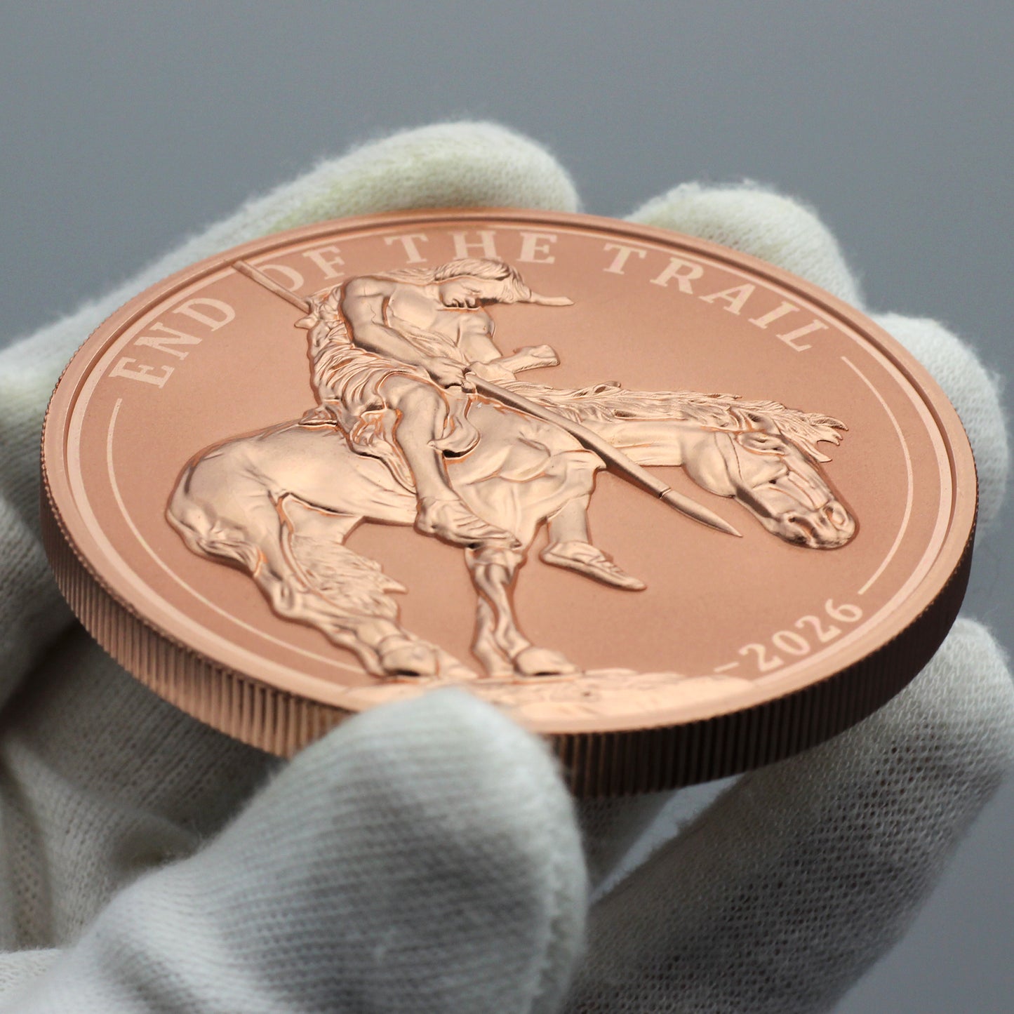 2026 Liberia End of Trail by James Earle Fraser 5 oz Copper Coin PRESALE