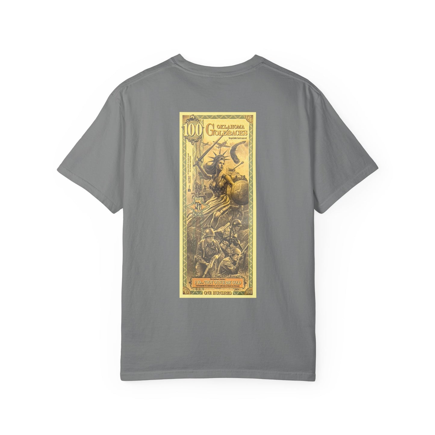Copy Vintage Unisex T-shirt with Design for Goldback Fans OK 100