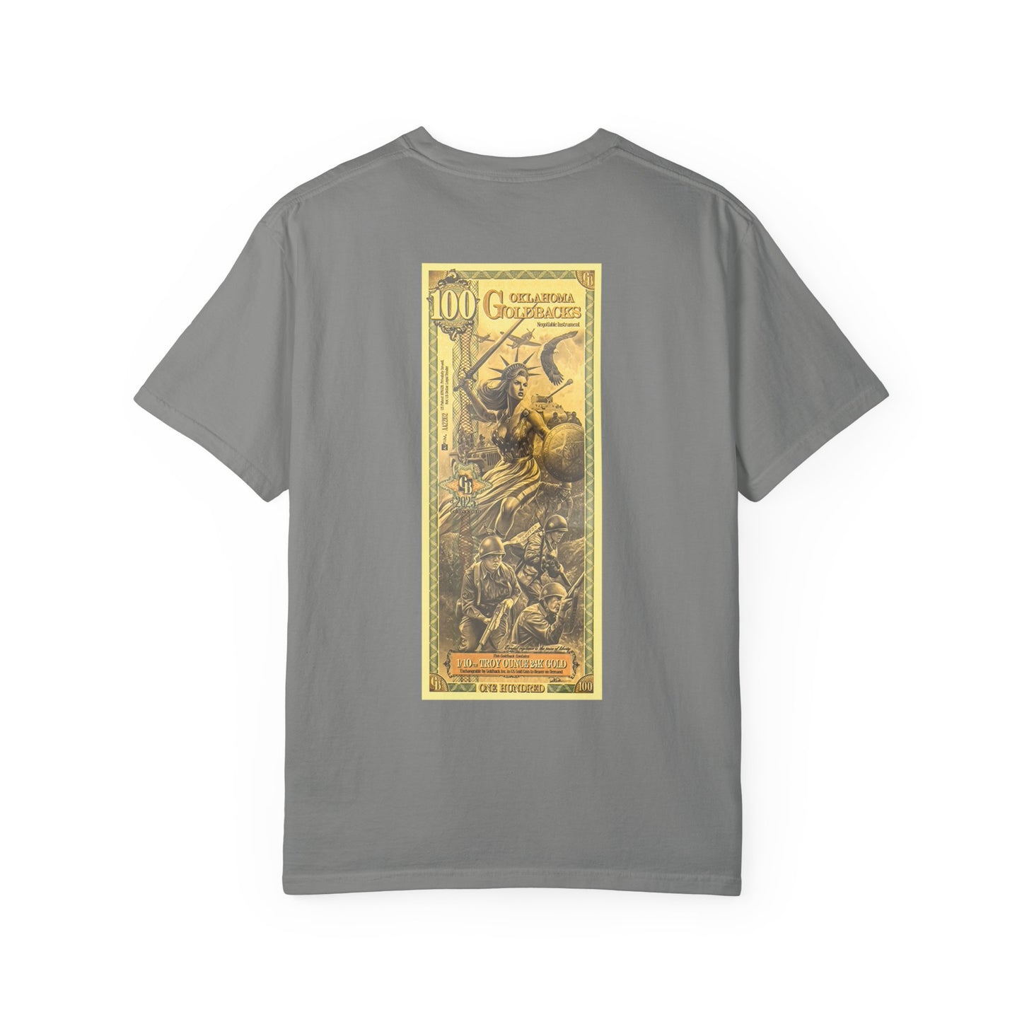 Copy Vintage Unisex T-shirt with Design for Goldback Fans OK 100