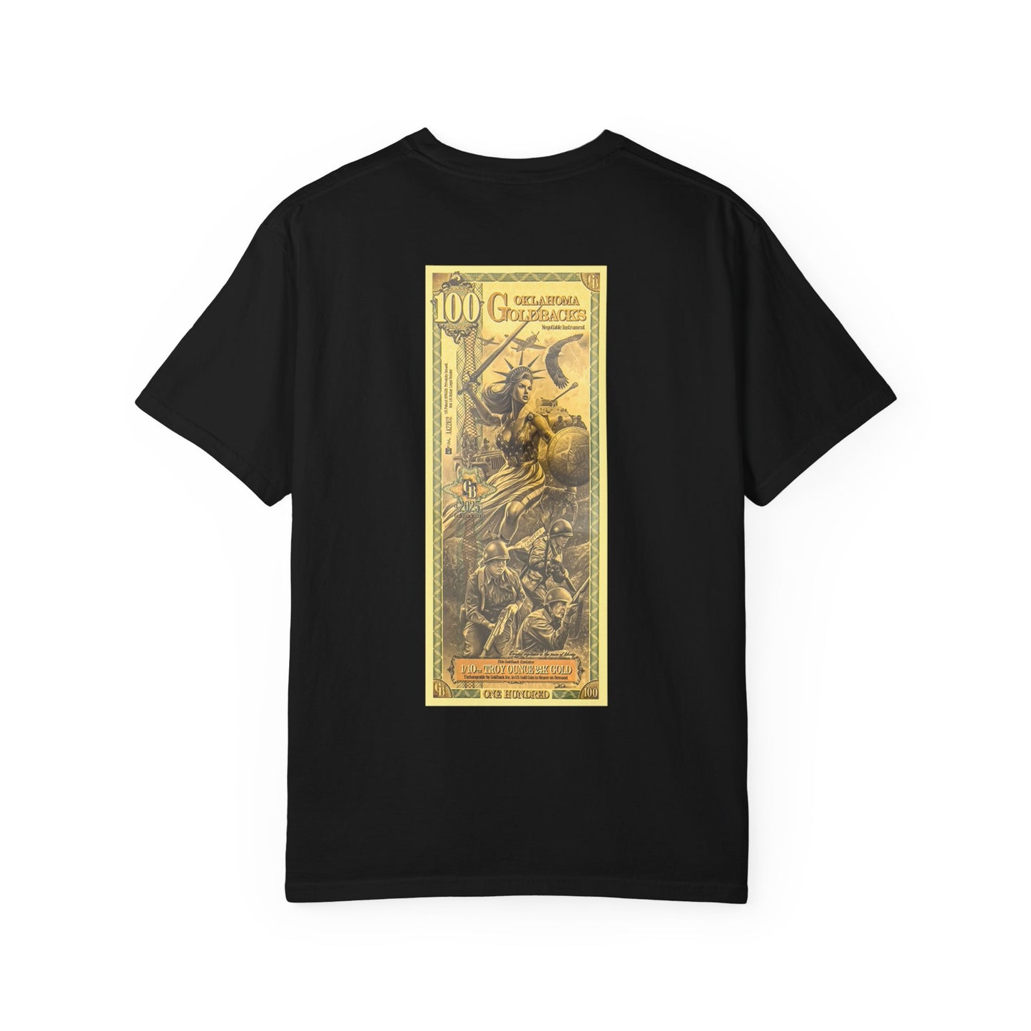 Copy Vintage Unisex T-shirt with Design for Goldback Fans OK 100