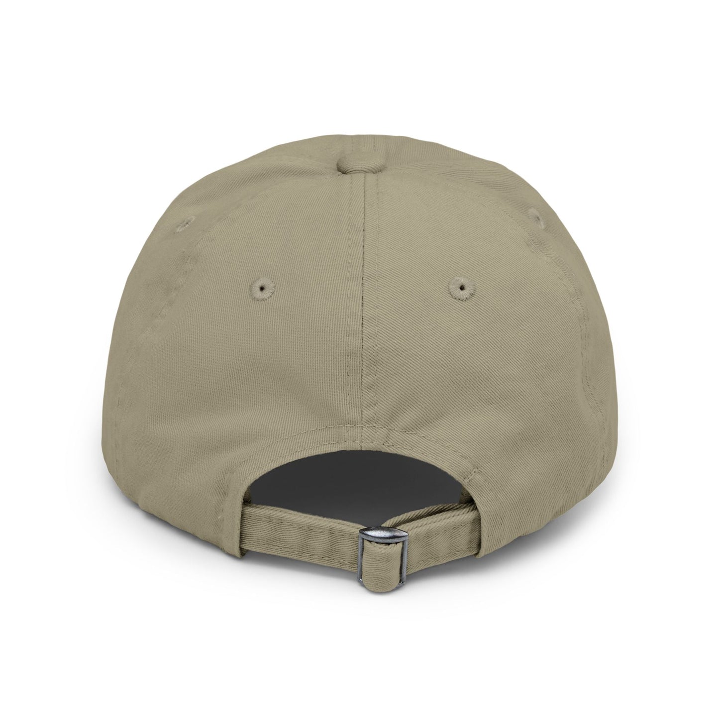 Unisex Distressed Cap with Bold Goldback Logo Graphic, Casual Hat for Everyday Wear, Gift for Sports Lovers, Trendy Accessories for Relaxed Vibes Printify