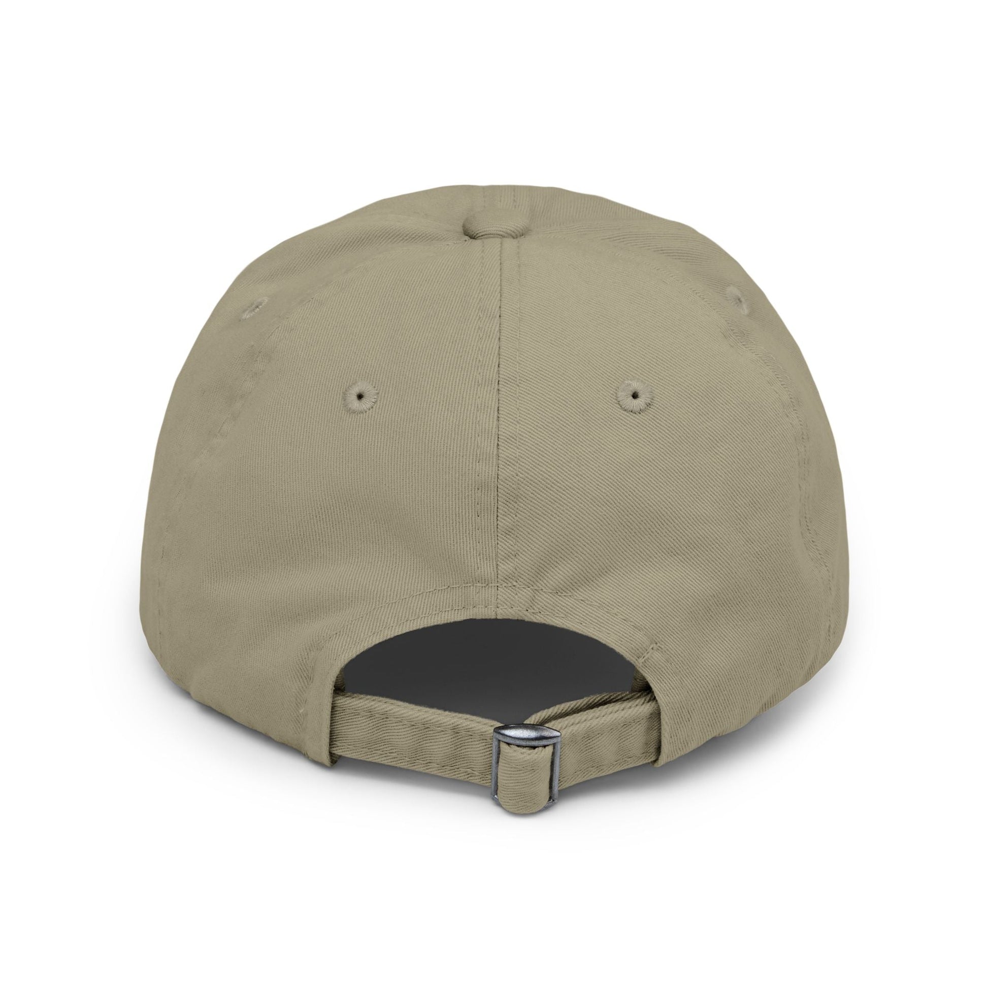 Unisex Distressed Cap with Bold Goldback Logo Graphic, Casual Hat for Everyday Wear, Gift for Sports Lovers, Trendy Accessories for Relaxed Vibes Printify