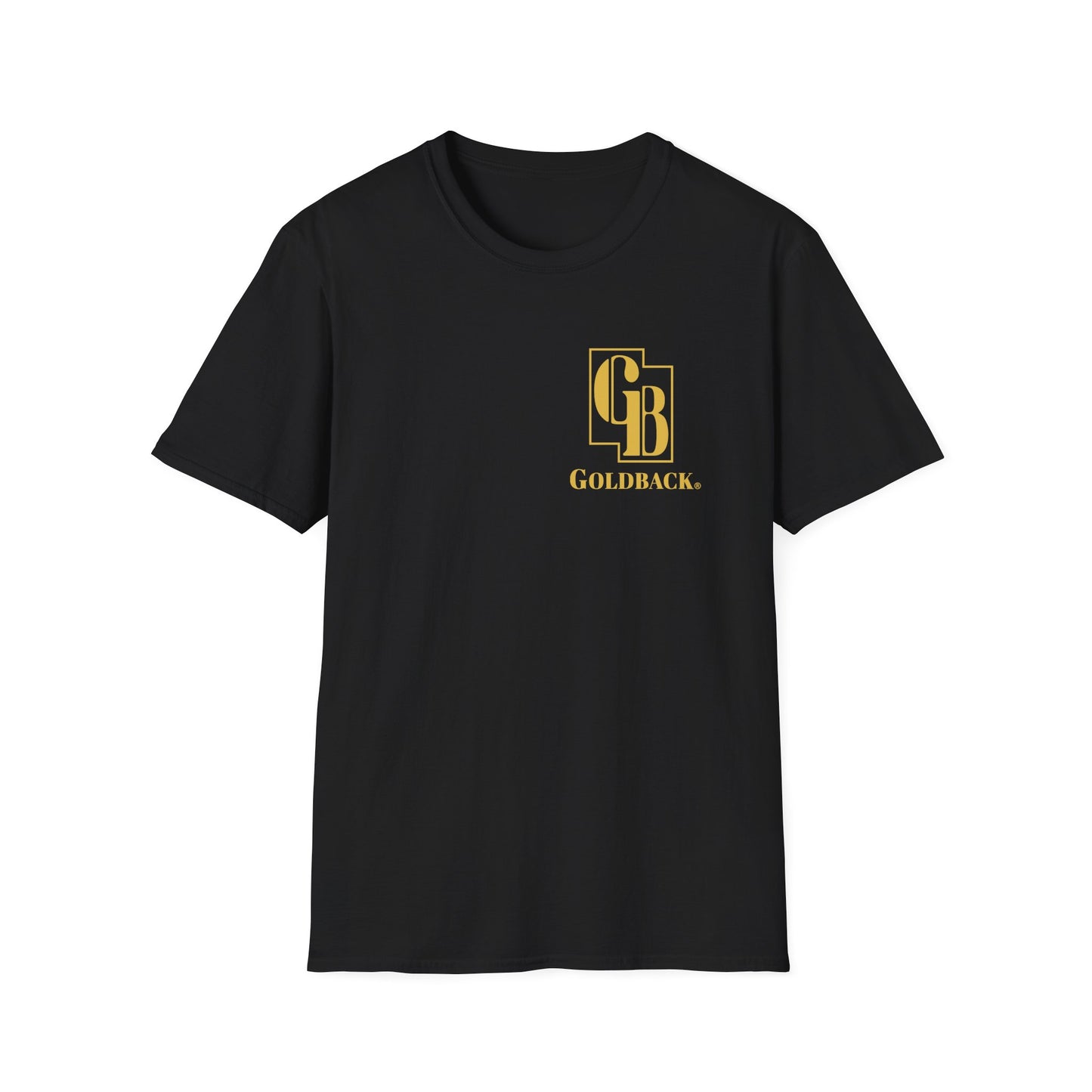 Goldback Vintage Graphic T-Shirt — Retro Goldbrook Label Back Design