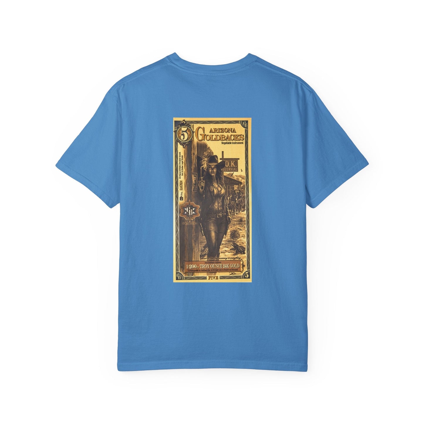 Arizona 5 Stylish Unisex Garment-Dyed T-Shirt with Bold Artwork, Casual Wear, Gift for Art Lovers, Creative Outings, Summer Festivals, Unique [...] Printify