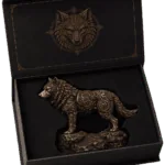 2026 Celtic Wolf 3 oz .999 Copper 3D Antiqued Statue – Limited Edition