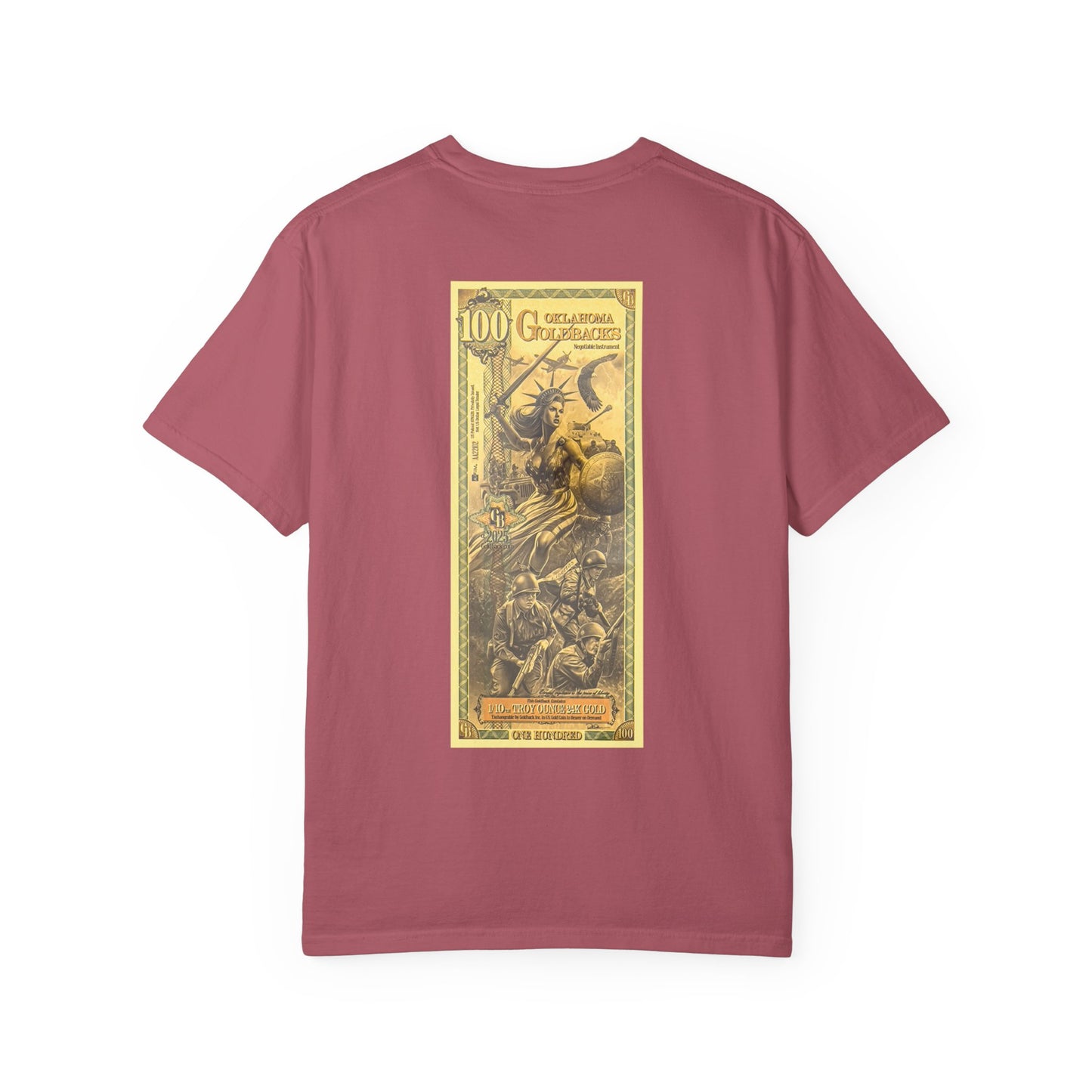 Copy Vintage Unisex T-shirt with Design for Goldback Fans OK 100