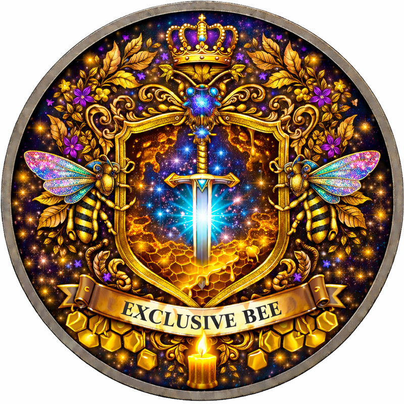 PREORDER SALE Exclusive Nature Bee - Glitter Wings Gilded Edition 1 oz Copper Round