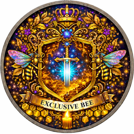 PREORDER SALE Exclusive Nature Bee - Glitter Wings Gilded Edition 1 oz Copper Round