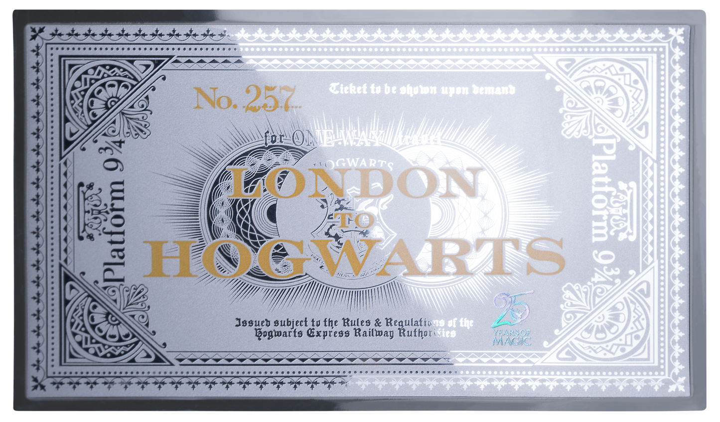 2026 Samoa Hogwarts Express Ticket 3g Silver Foil Coin HP PREORDER