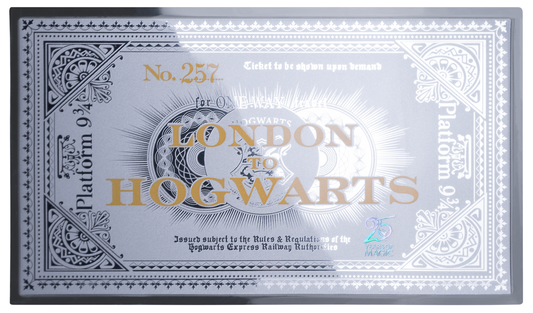 2026 Samoa Hogwarts Express Ticket 3g Silver Foil Coin HP PREORDER