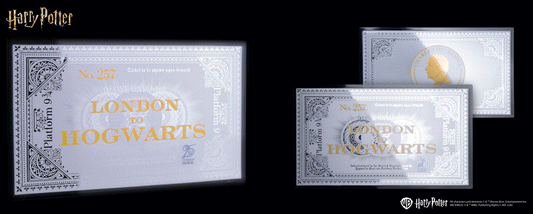 2026 Samoa Hogwarts Express Ticket 3g Silver Foil Coin HP PREORDER