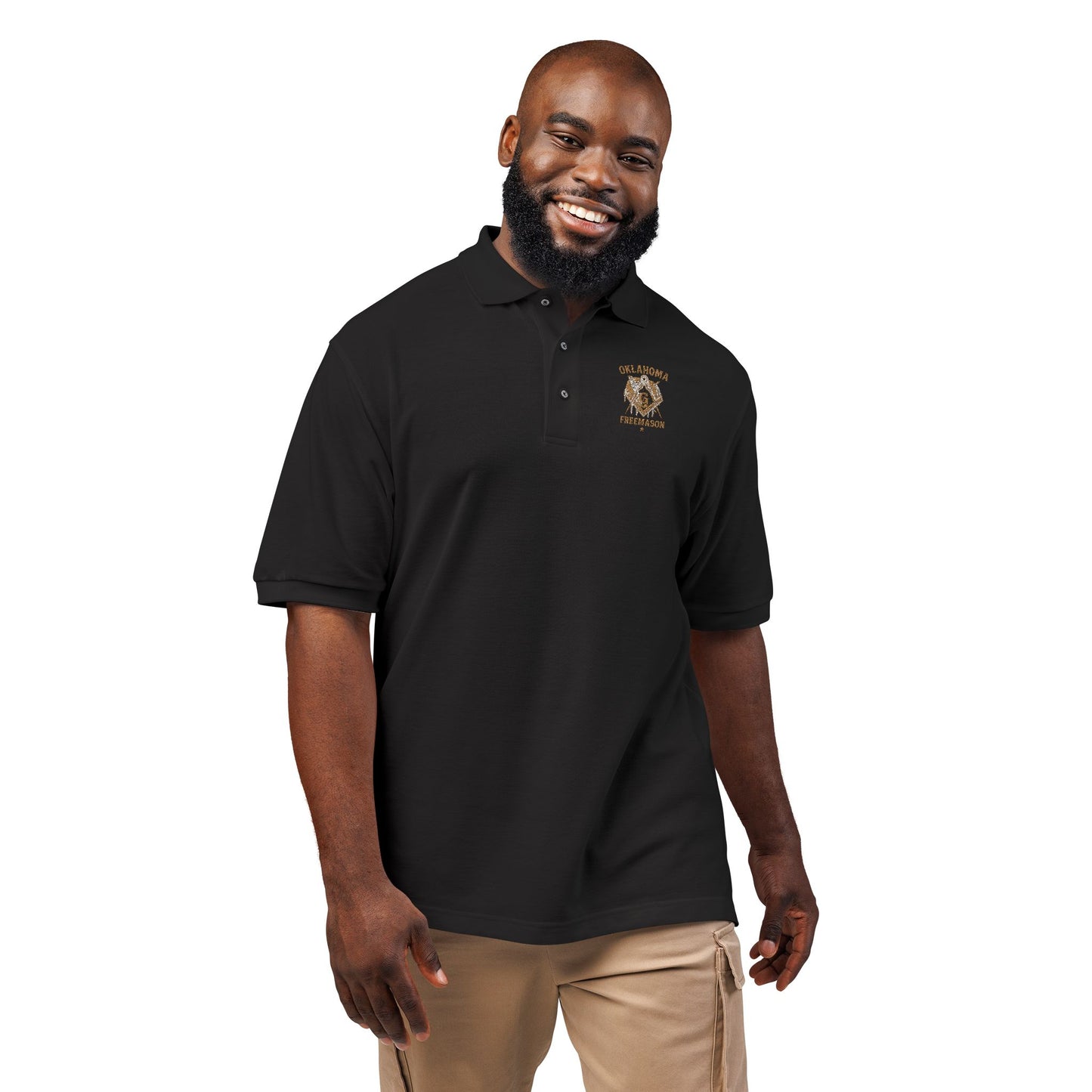 Oklahoma Mason Embroidered Polo Shirt