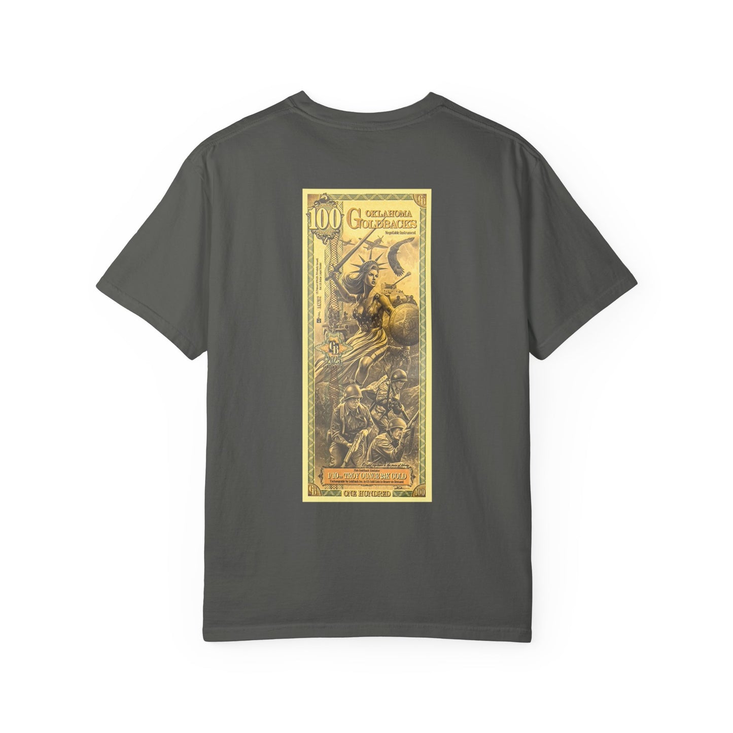 Copy Vintage Unisex T-shirt with Design for Goldback Fans OK 100