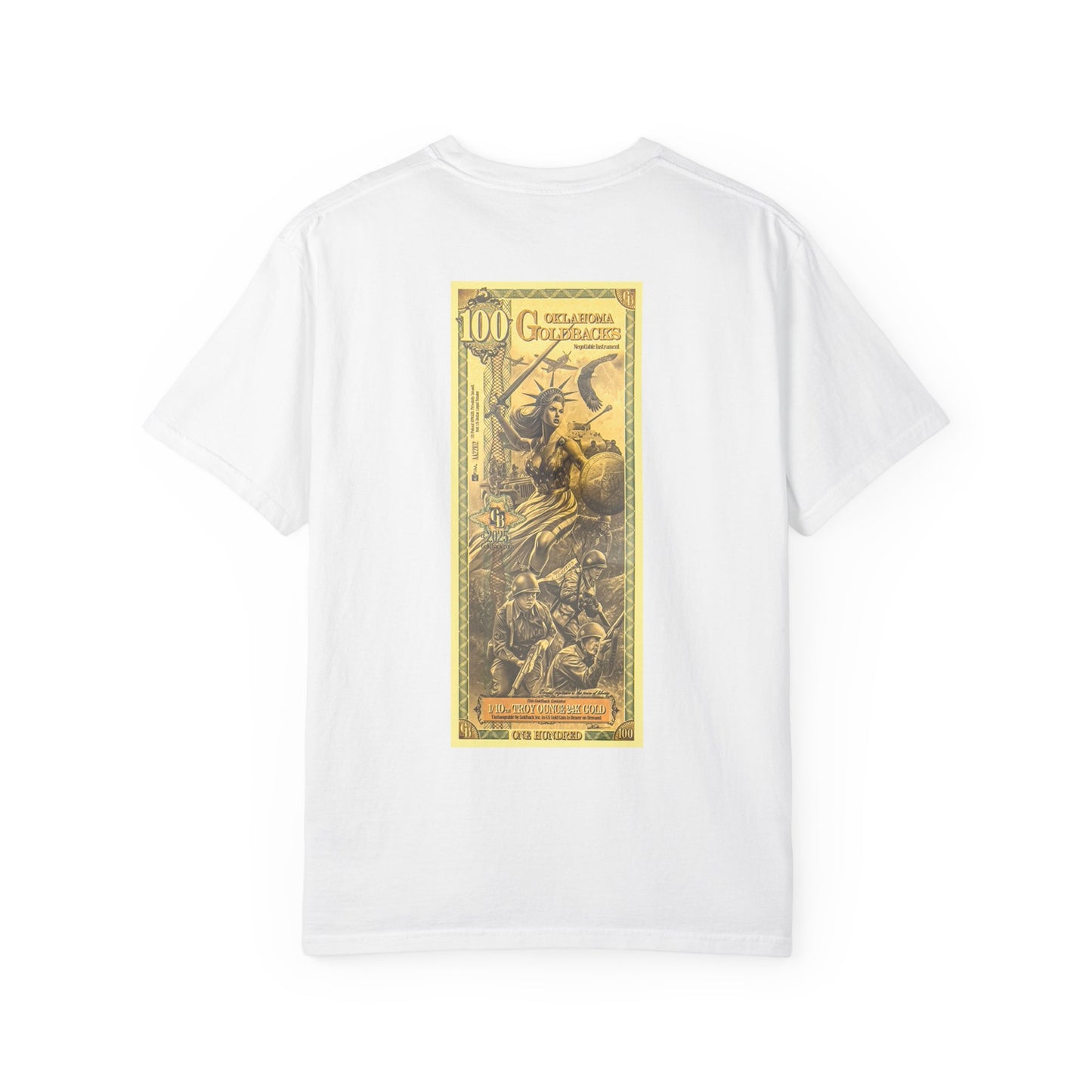 Copy Vintage Unisex T-shirt with Design for Goldback Fans OK 100