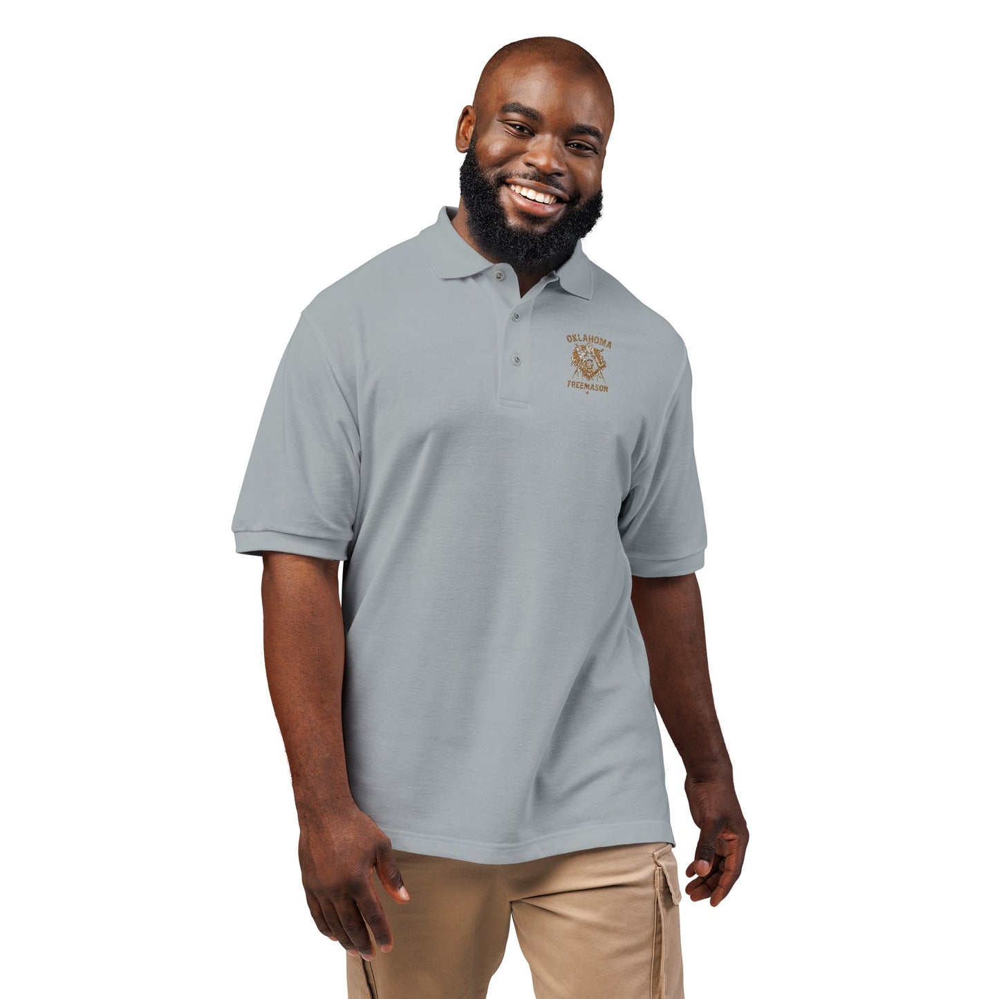 Oklahoma Mason Embroidered Polo Shirt