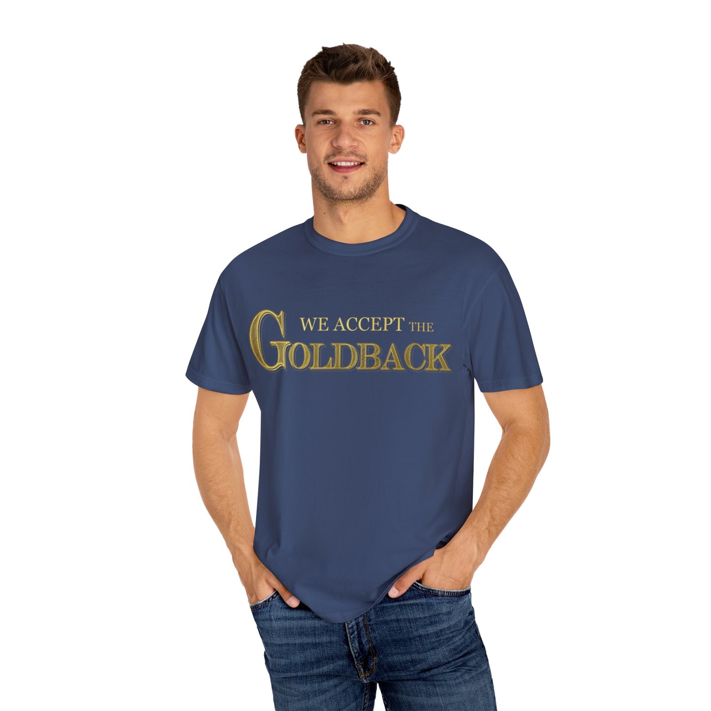Copy Vintage Unisex T-shirt with Design for Goldback Fans OK 100