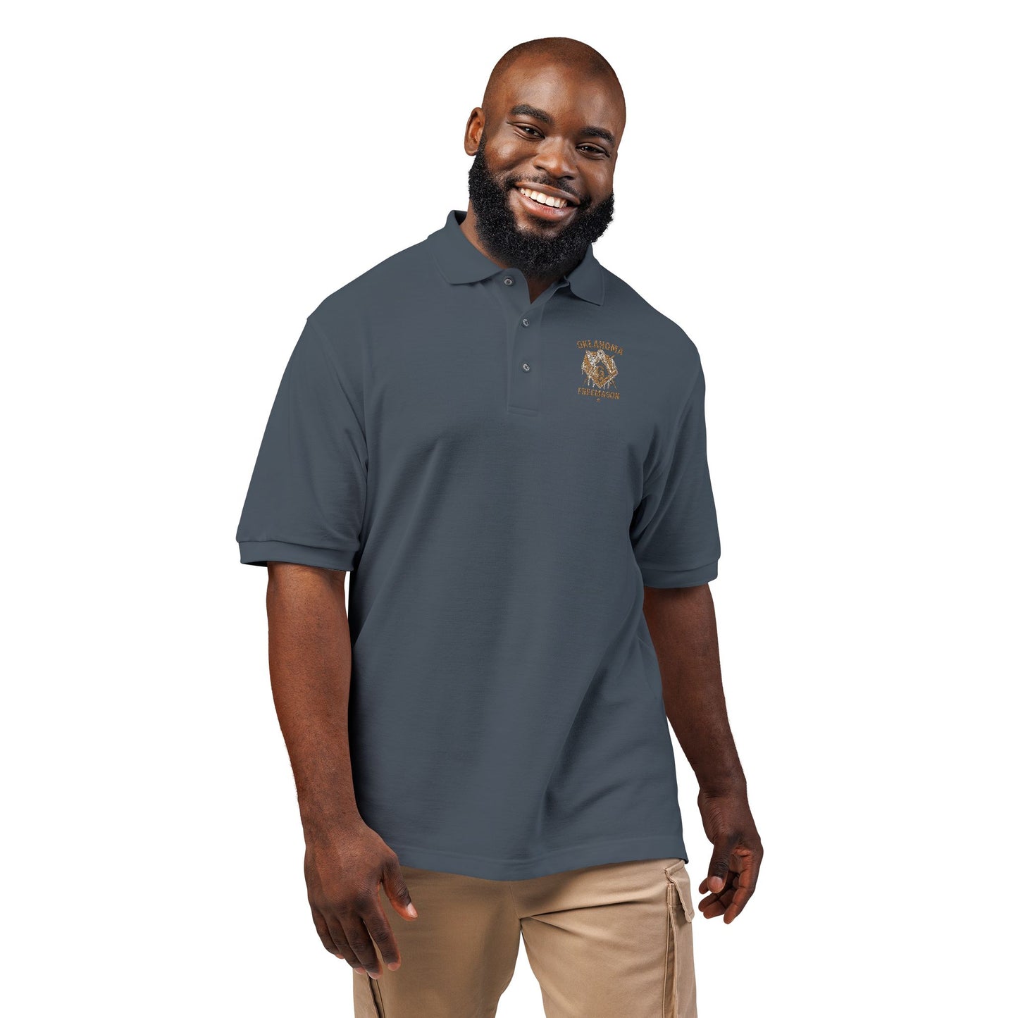 Oklahoma Mason Embroidered Polo Shirt