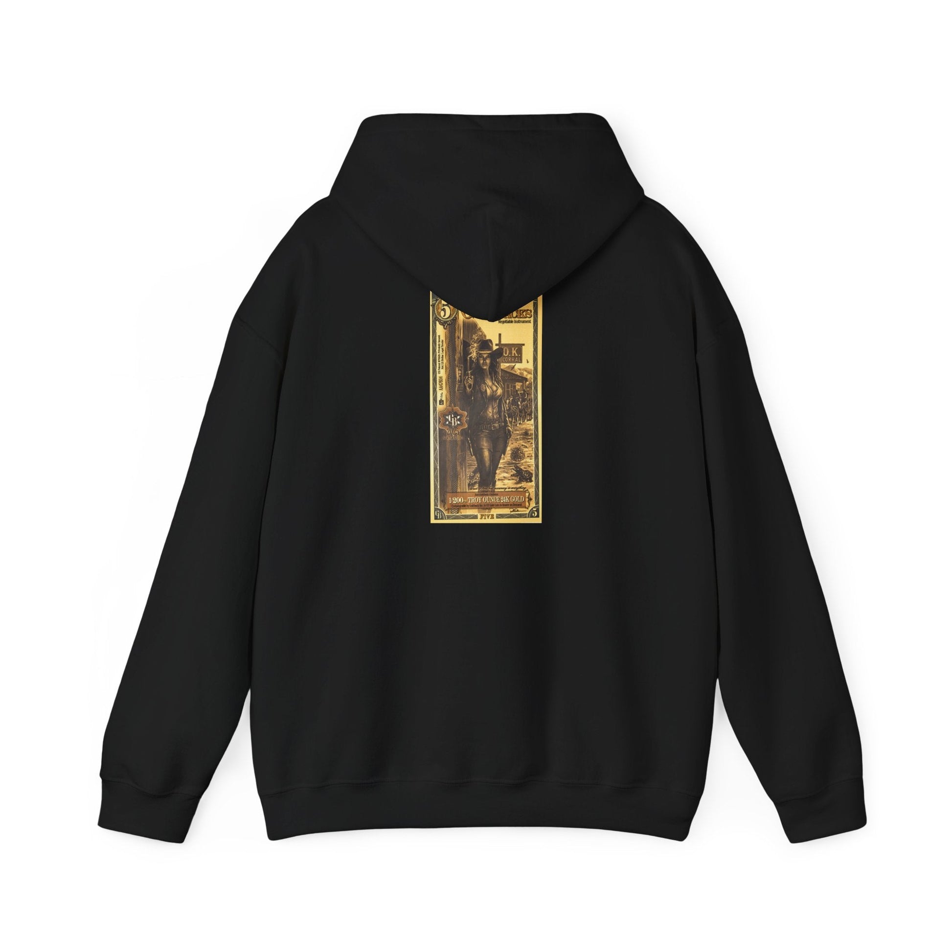 Vintage Sepia Photo Hoodie - Retro Street Scene Graphic Hooded Sweatshirt Printify