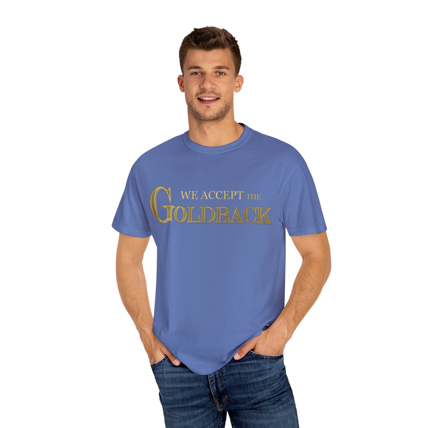 Copy Vintage Unisex T-shirt with Design for Goldback Fans OK 100