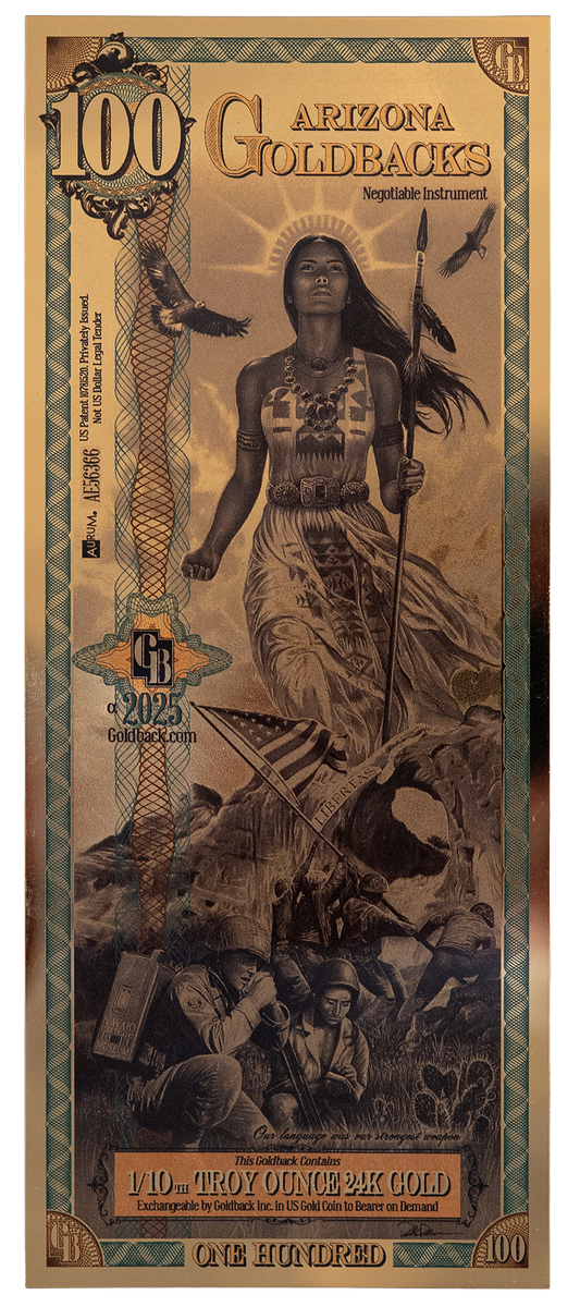 100 Arizona Goldback Alpha