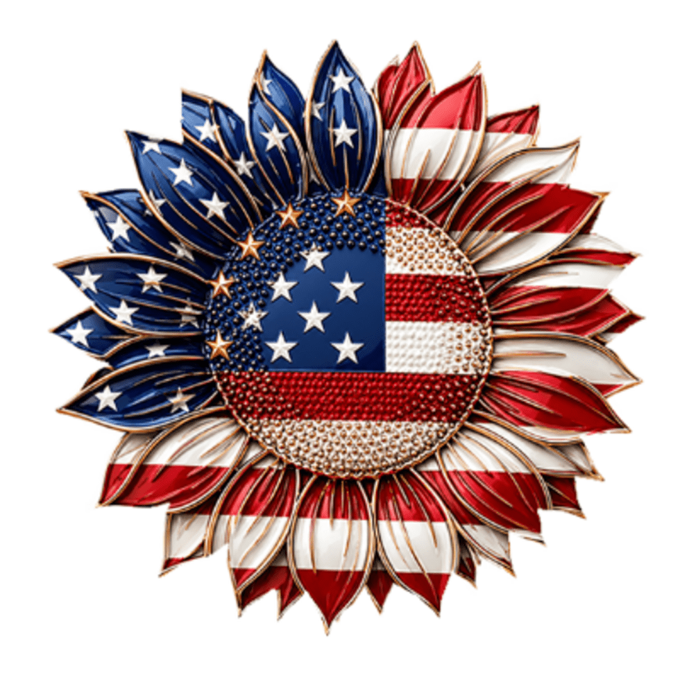 American Sunflower Colorized 10 oz Copper Medal (05/27)