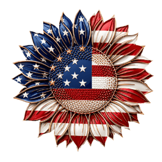 American Sunflower Colorized 10 oz Copper Medal (05/27)