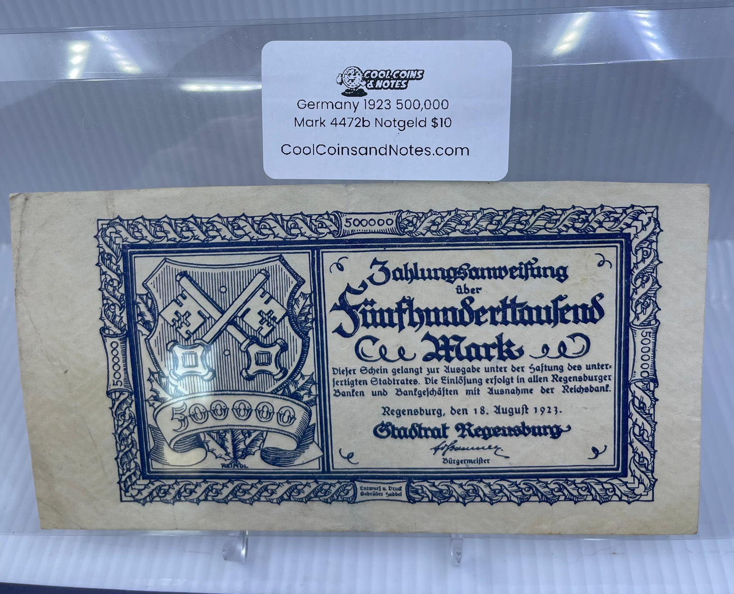 Banknote Currency Seal Sleeves Large European Size Currency Topload Holders Notes Cool Coins & Notes Cool Coins & Notes